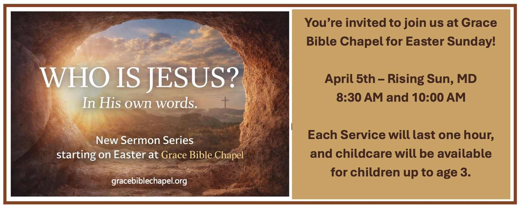 Easter 2026 - Who Is Jesus?